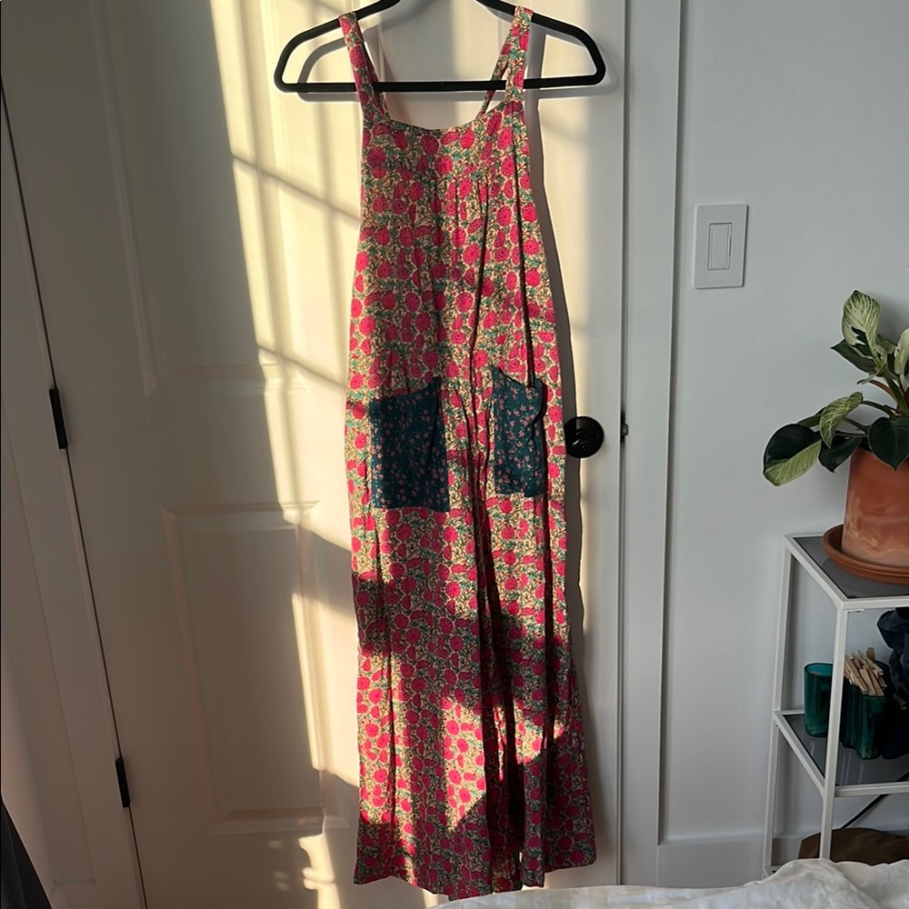 Floral Jumpsuit with Pockets
